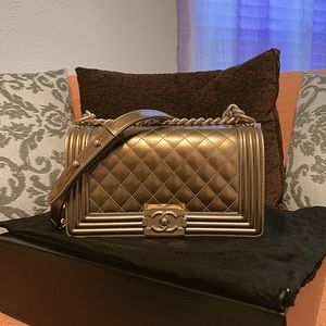 CHANEL Women’s Medium Boy Shoulder Bag